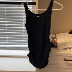 Black maternity tank